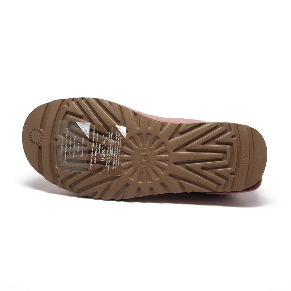 UGG Classic Mini Twist Boots in Pink Dawn Size 8 - Picture 8 of 8